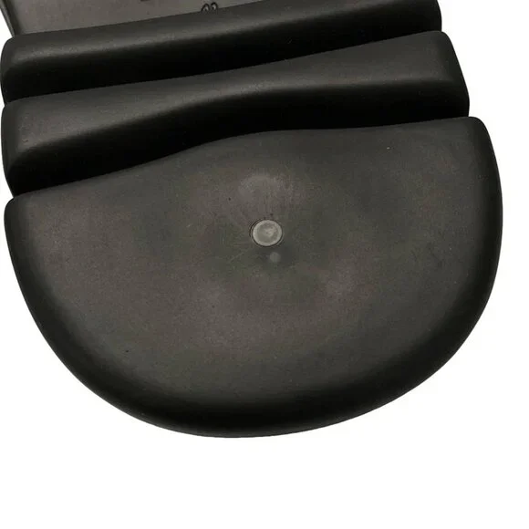 BOTTEGA VENETA - Black Chemical Fiber Leather Rubber Men's Sandals 607-080425 - Picture 10 of 12